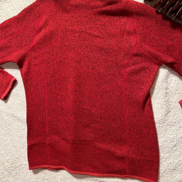 Patagonia 1/4 zip Better Sweater in Red - Picture 9 of 12